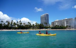 kayakers